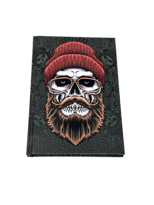 Notizbuch Totenkopf Mütze