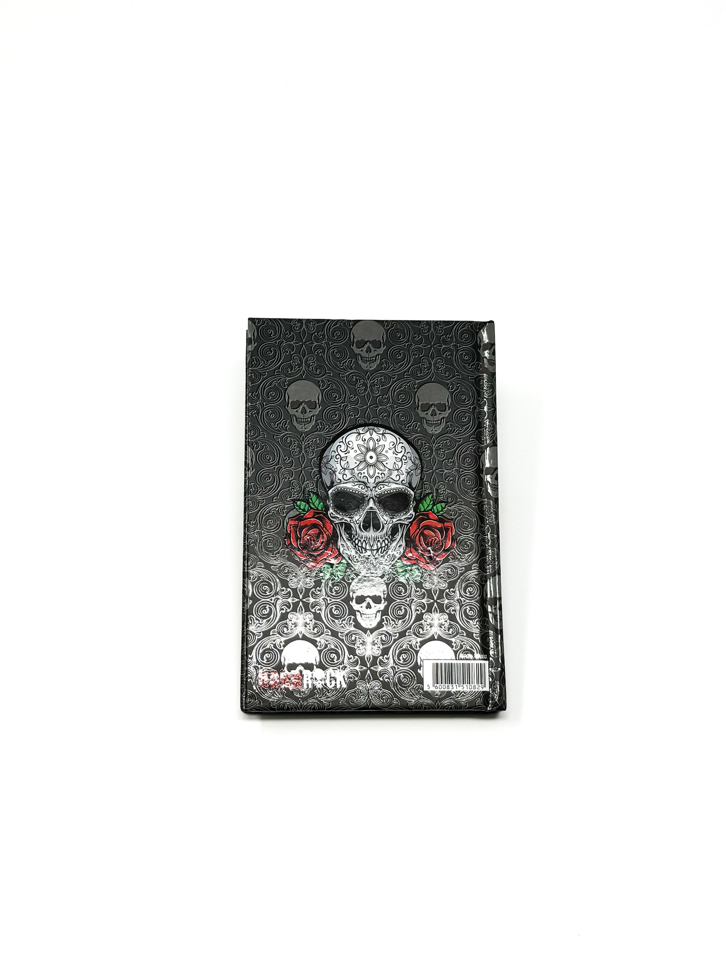 Notizbuch Totenkopf Rosen A6