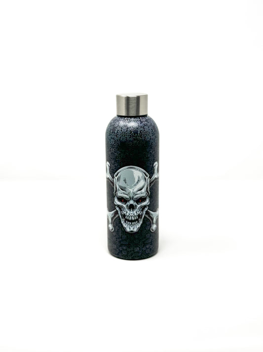 Thermoflasche Totenkopf